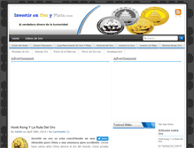 Tablet Screenshot of invertirenoroyplata.com